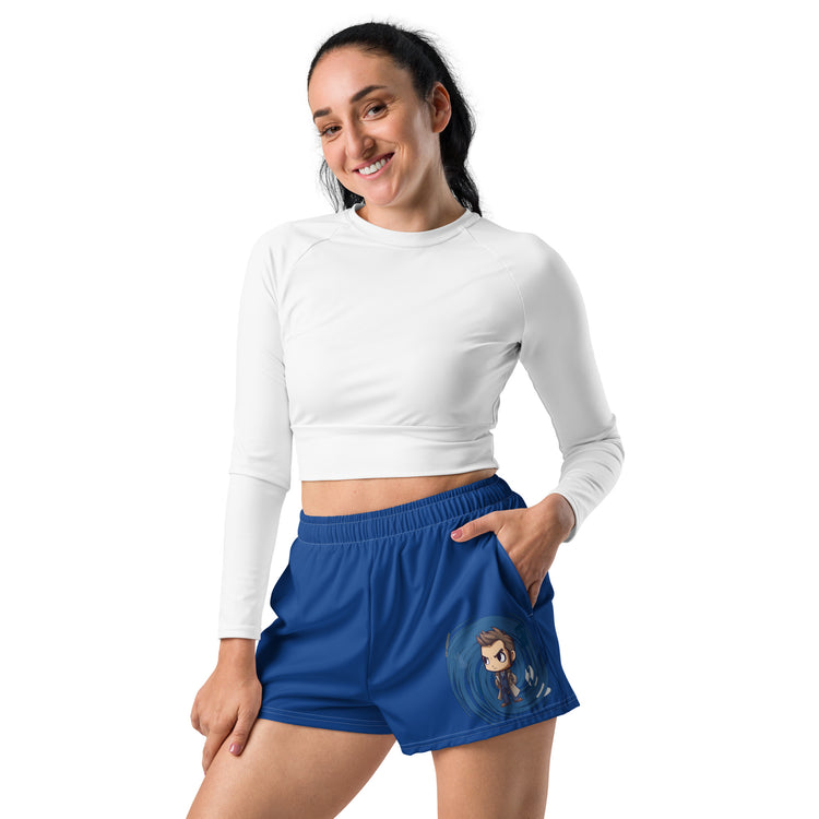 Timey Wimey Tenth Doctor Women’s Athletic Shorts - Fandom-Made