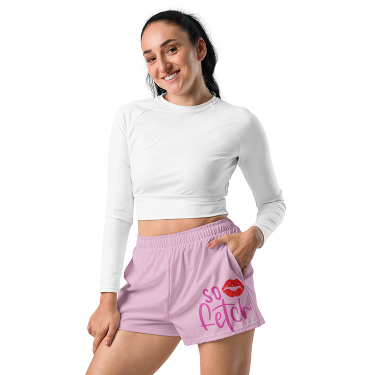 So Fetch Women’s Athletic Shorts - Fandom-Made