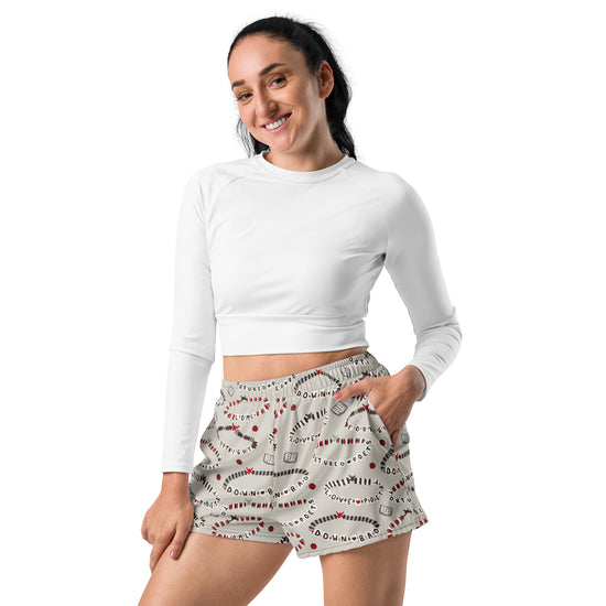 Tortured Friendship Bracelets All-Over Print Women’s Athletic Shorts - Fandom-Made