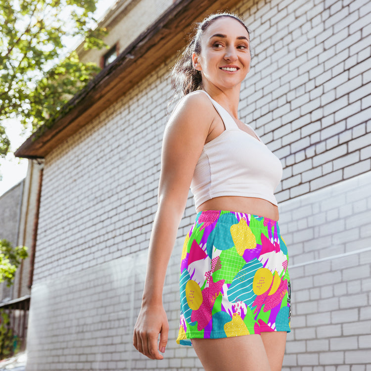 I Love The 80s All-Over Print Women’s Athletic Shorts - Fandom-Made