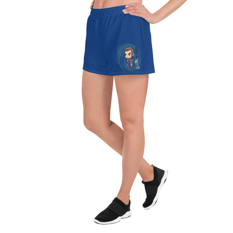 Timey Wimey Tenth Doctor Women’s Athletic Shorts - Fandom-Made