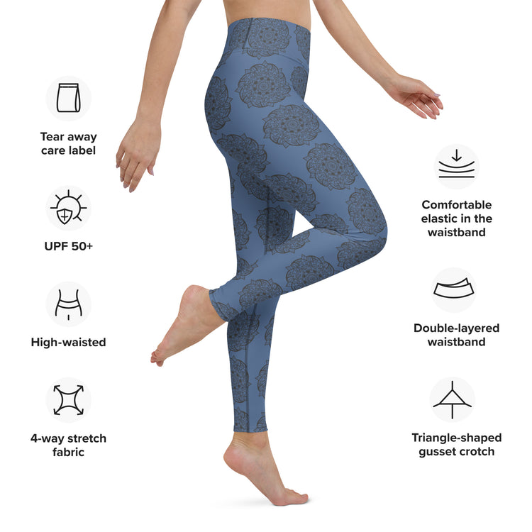 Profanities Mandala Yoga Leggings - Fandom-Made