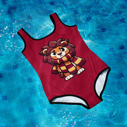 Gryffindor Mascot Youth Swimsuit - Fandom-Made