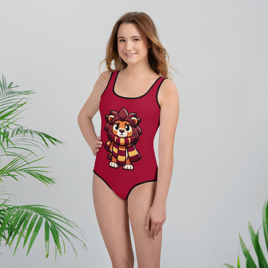 Gryffindor Mascot Youth Swimsuit - Fandom-Made
