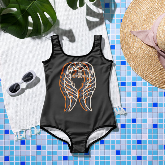 Ahsoka Head And Face Youth Swimsuit - Fandom-Made
