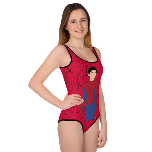 Spider-Man All-Over Print Youth Swimsuit