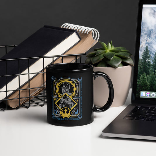 Droids Black Glossy Mug - Fandom-Made