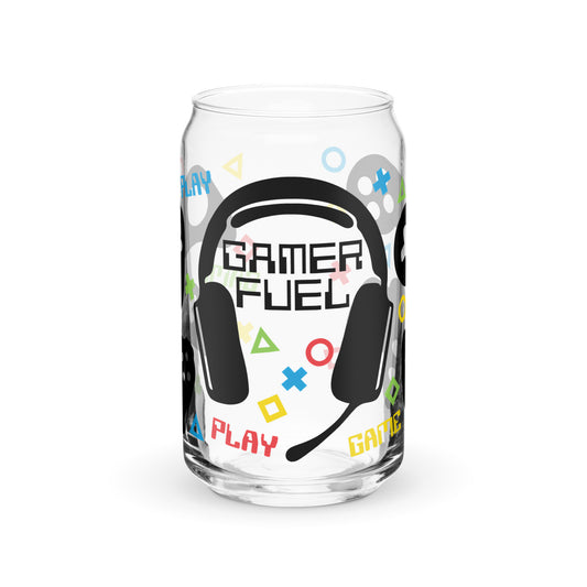 Gamer Fuel All-Over Can-Shaped Glass - Fandom-Made