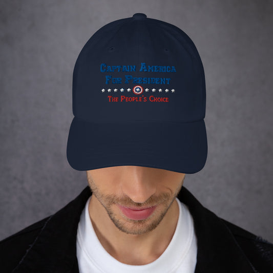 Captain America For President Classic Hat