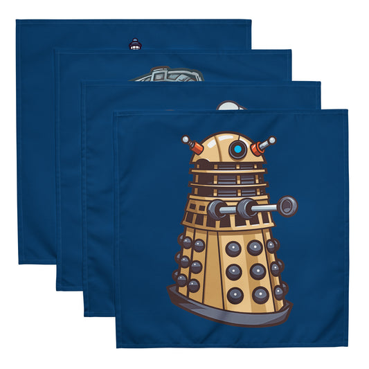 Doctor Who Cloth Napkin Set - Fandom-Made