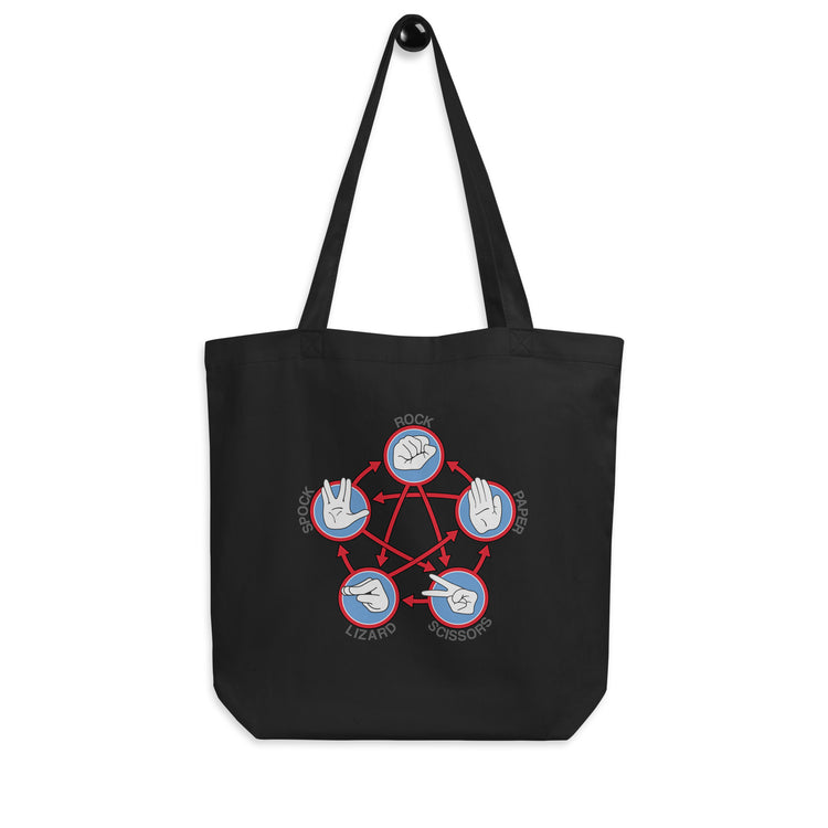 Rock Paper Scissors Spock Eco Tote Bag - Fandom-Made