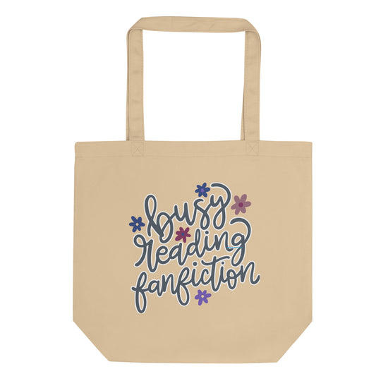 Busy Reading Fan Fiction Eco Tote Bag - Fandom-Made