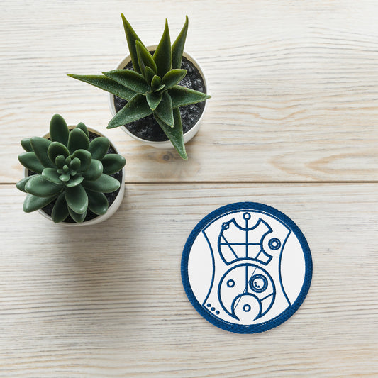 Hello Sweetie in Gallifreyan Embroidered Patches - Fandom-Made