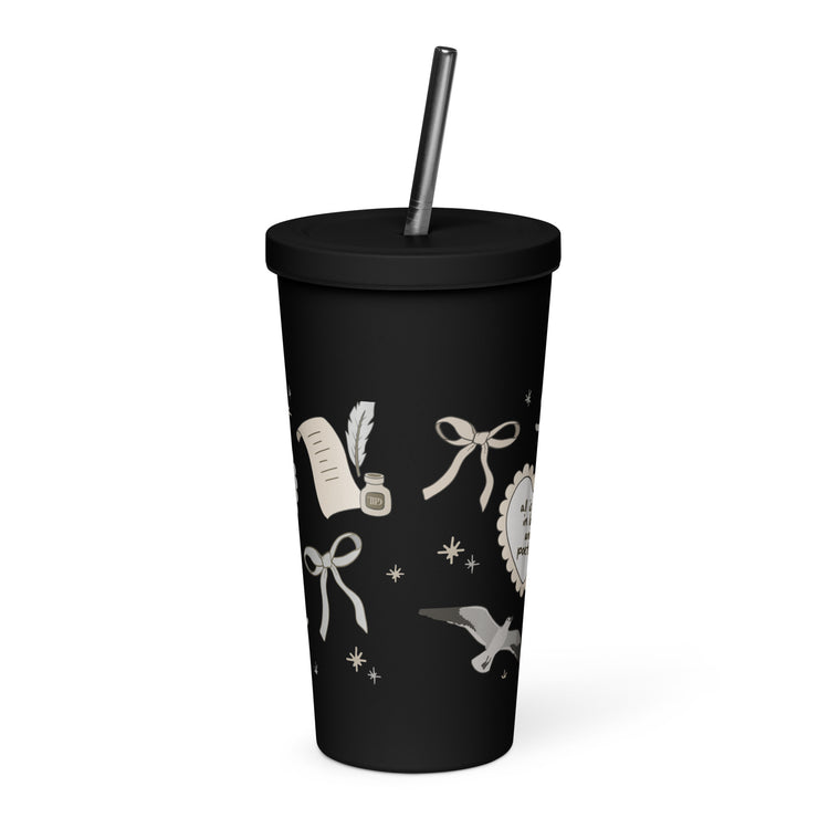 Tortured Poet All-Over Print Insulated Tumbler - Fandom-Made