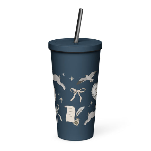 Tortured Poet All-Over Print Insulated Tumbler - Fandom-Made