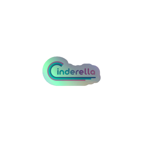 Cinderella Holographic Sticker - Fandom-Made