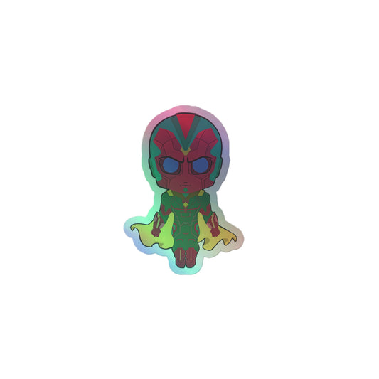 Vision Holographic Stickers - Fandom-Made