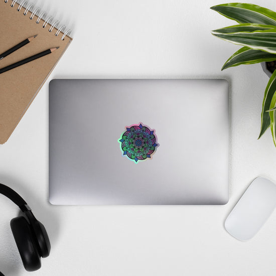Profanities Mandala Holographic Stickers - Fandom-Made