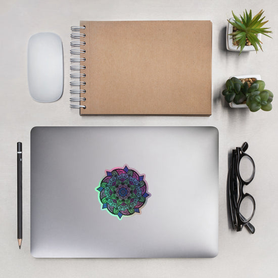 Profanities Mandala Holographic Stickers - Fandom-Made