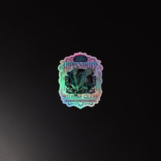 Hippogriff Riding Club Holographic Sticker - Fandom-Made