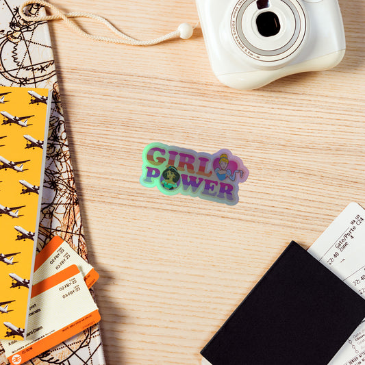 Girl Power Holographic Sticker - Fandom-Made
