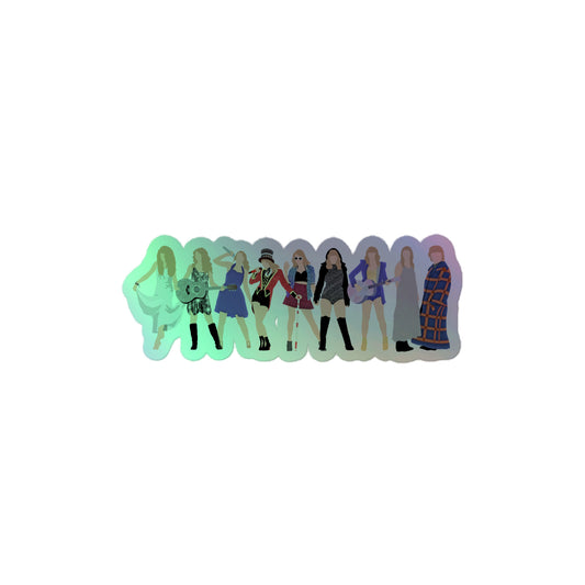 Taylor Swift Holographic Stickers - Fandom-Made