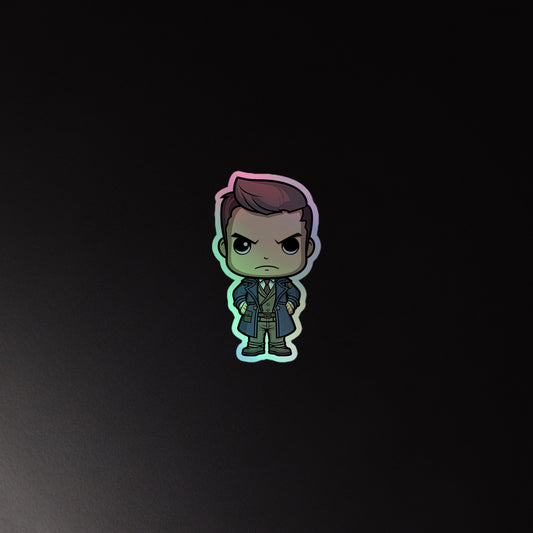 Captain Jack Harkness Holographic Stickers - Fandom-Made