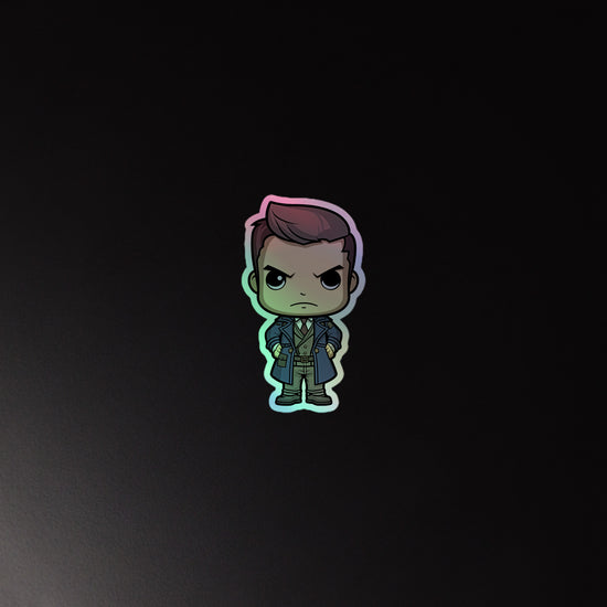 Captain Jack Harkness Holographic Stickers - Fandom-Made