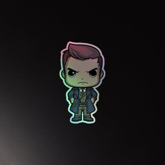 Captain Jack Harkness Holographic Stickers - Fandom-Made