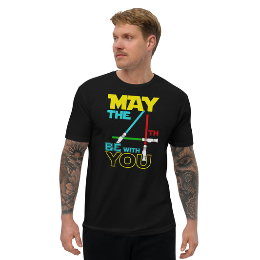 May The 4th Be With You Men's Fitted T-Shirt - Fandom-Made