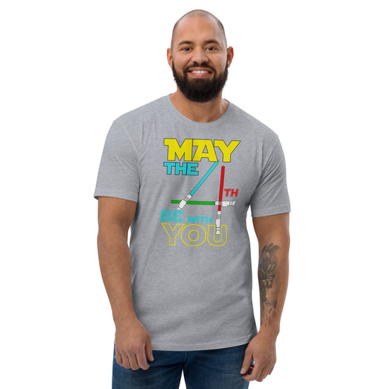 May The 4th Be With You Men's Fitted T-Shirt - Fandom-Made