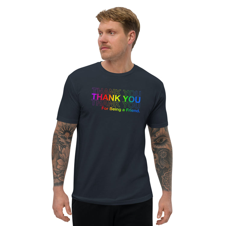 Thank You, Friend Men's Fitted T-Shirt - Fandom-Made