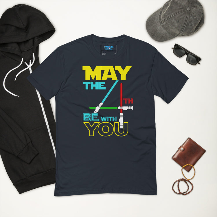 May The 4th Be With You Men's Fitted T-Shirt - Fandom-Made