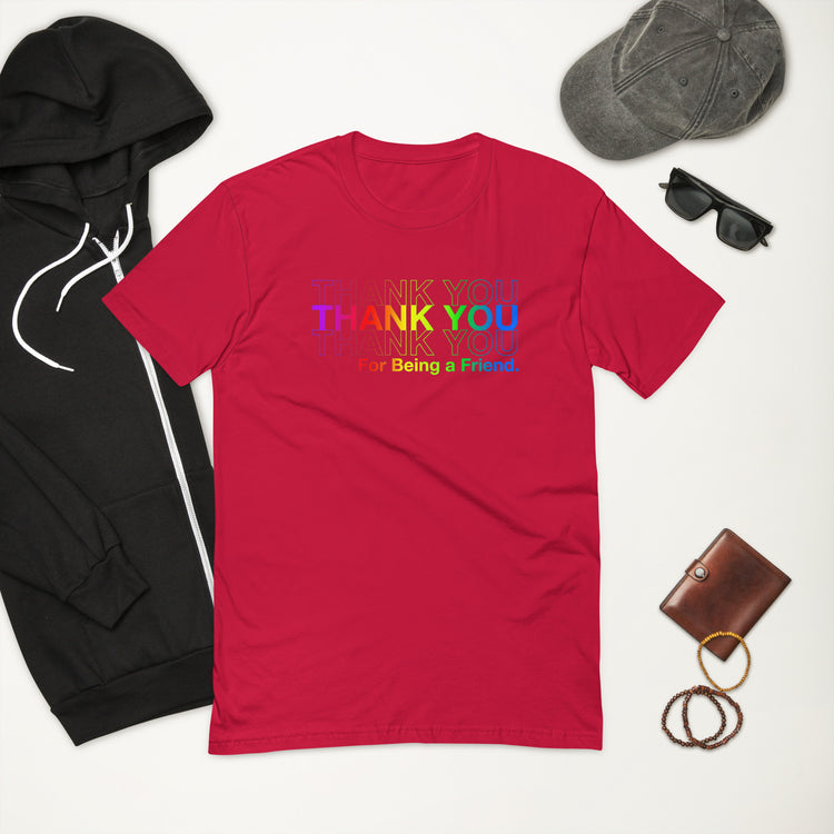 Thank You, Friend Men's Fitted T-Shirt - Fandom-Made