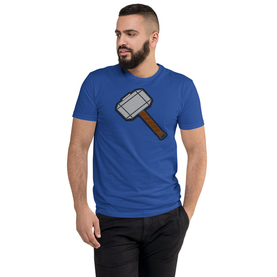 Thor's Hammer Men's Fitted T-Shirt - Fandom-Made