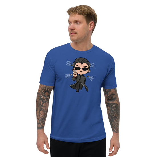 Neo Men's Fitted T-Shirt - Fandom-Made