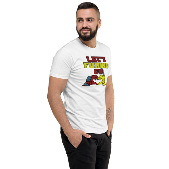 Let's Go Men's Fitted T-Shirt - Fandom-Made