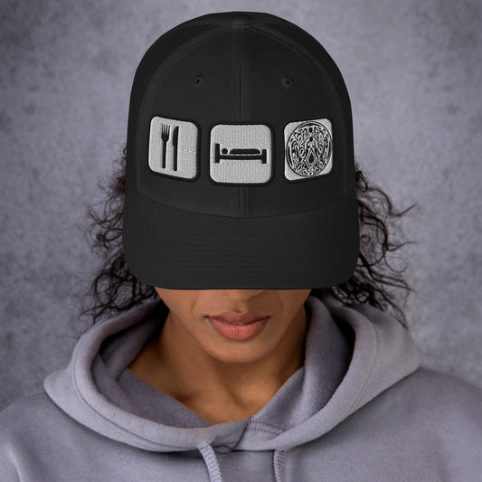 Eat Sleep Quileute Tribe Trucker Hat