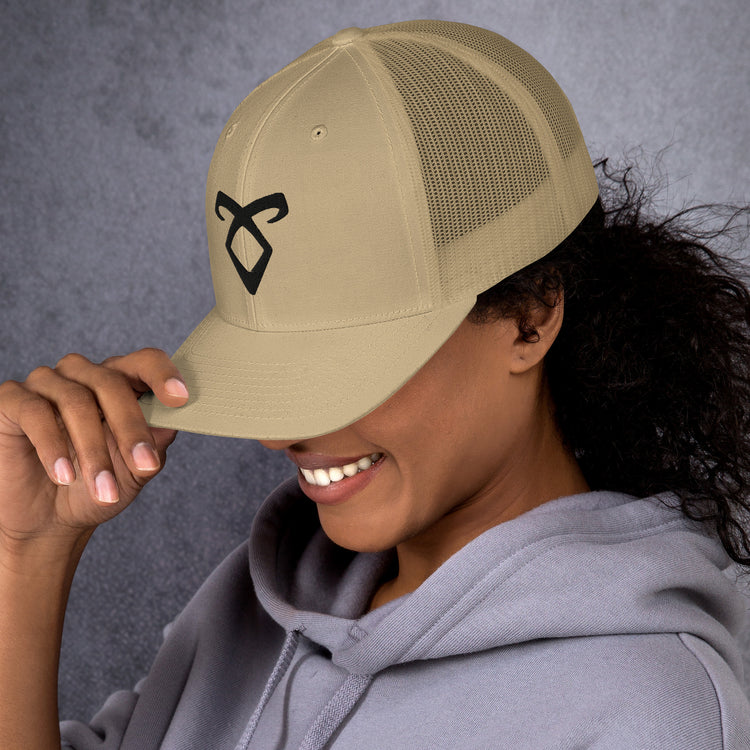 Angelic Rune Trucker Hat