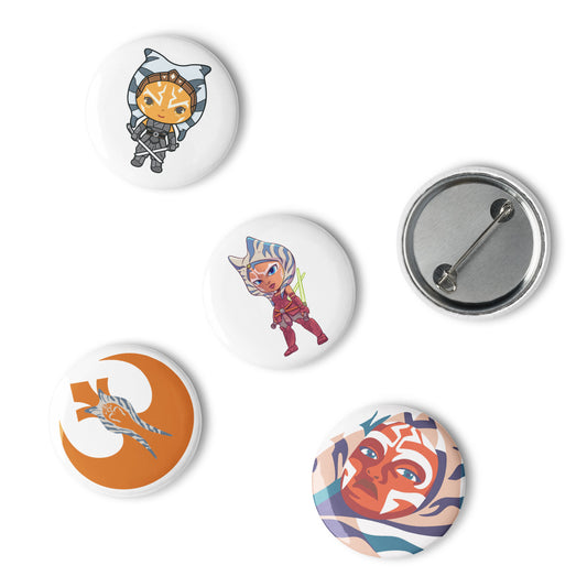 Ahsoka Tano Pin Set - Fandom-Made