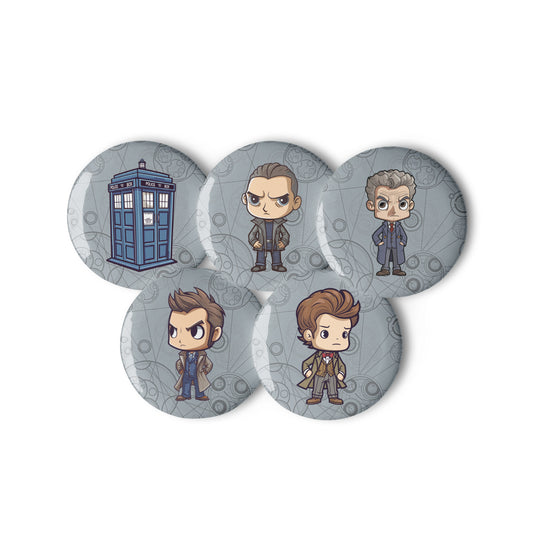 Doctor Who Pin Set - Fandom-Made