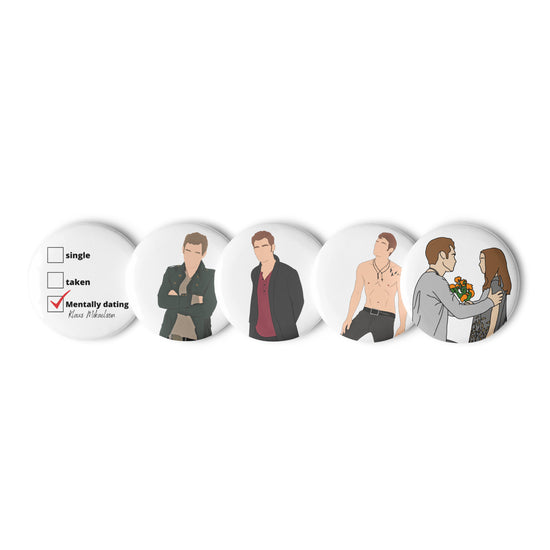 Klaus Mikaelson Pin Set - Fandom-Made