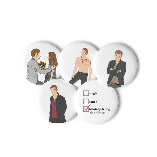 Klaus Mikaelson Pin Set - Fandom-Made