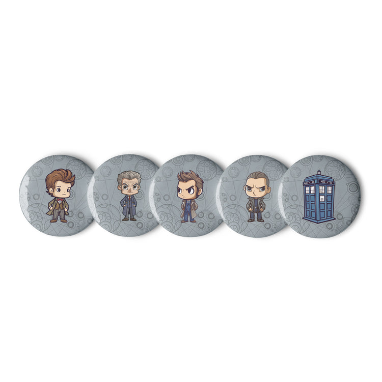 Doctor Who Pin Set - Fandom-Made