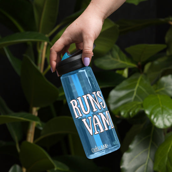 Runs With Vampires Sports Water Bottle - Fandom-Made