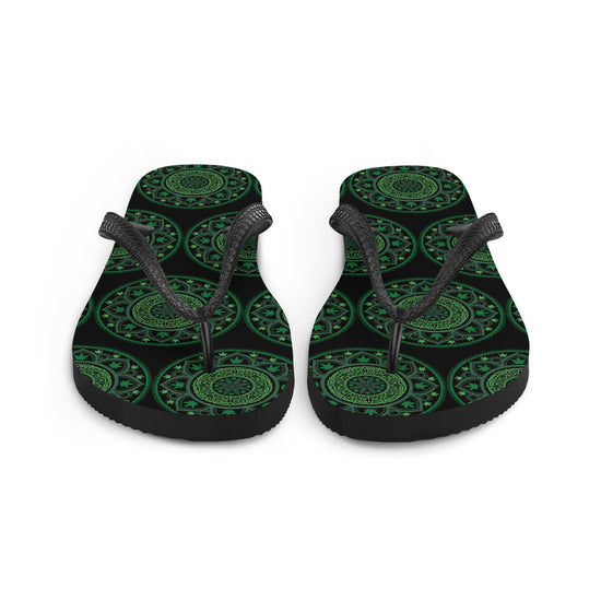 Weed Mandala Flip-Flops - Fandom-Made