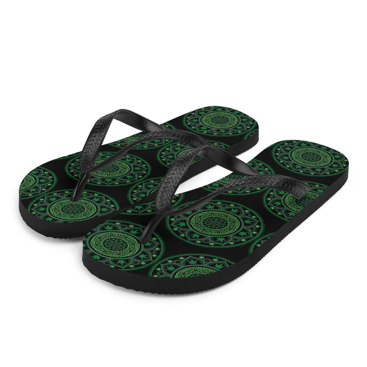 Weed Mandala Flip-Flops - Fandom-Made