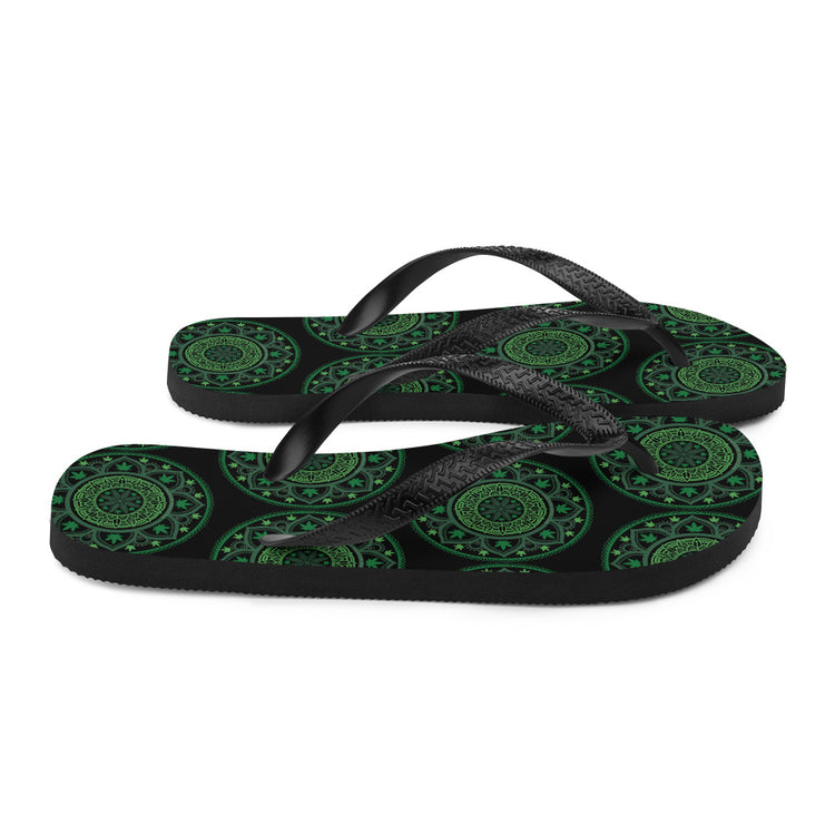 Weed Mandala Flip-Flops - Fandom-Made