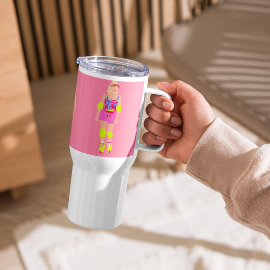 Barbie Travel Mug - Fandom-Made