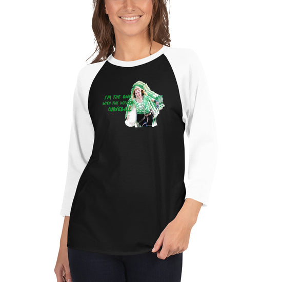 Wicked Curveball Unisex 3/4 Sleeve Raglan Shirt - Fandom-Made